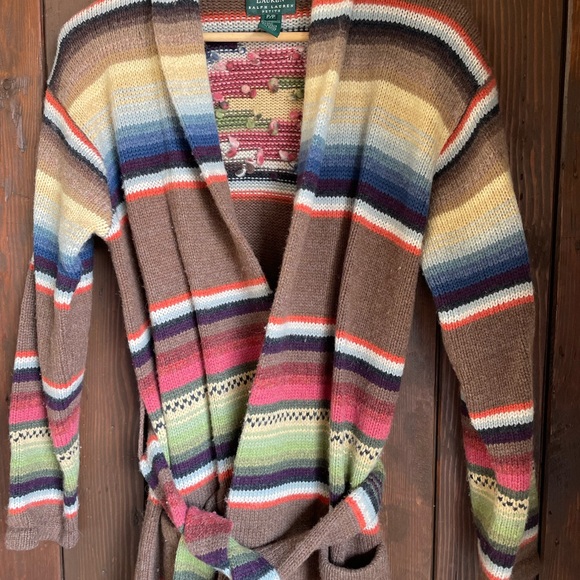 RALPH LAUREN Aztec Navajo Native American long duster P - Picture 2 of 9